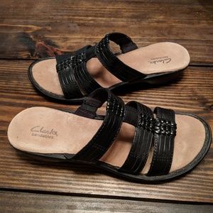 Clarks bendables 60336 leather sandal